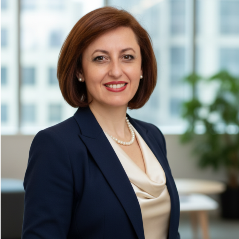 Portrait of Professor Elena Antonacopoulou, Impact Measurement & Academic Leadership Lead at WHIS